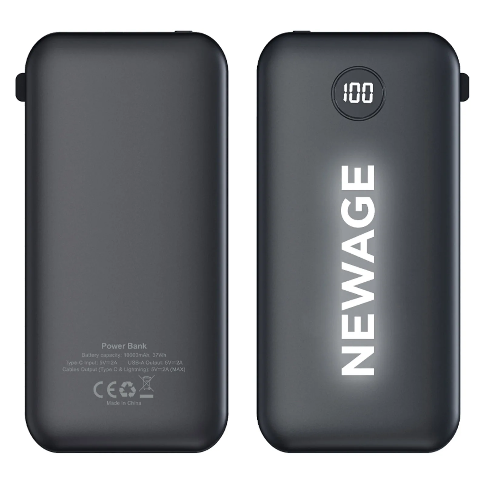 ÖLÜDENİZ 10.000 MAH SİYAH POWERBANK