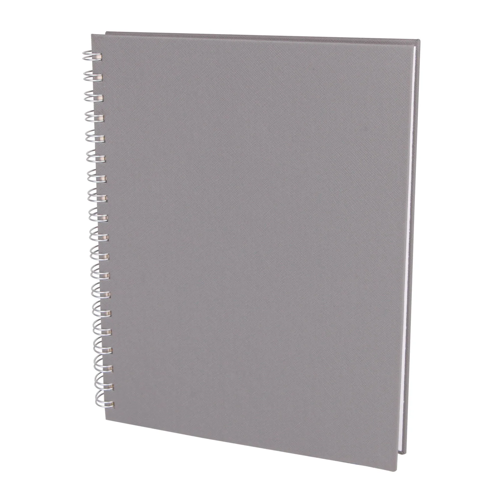 SEĞMENLER GRİ KARELİ SPİRALLİ TARİHSİZ DEFTER (19X25 CM)