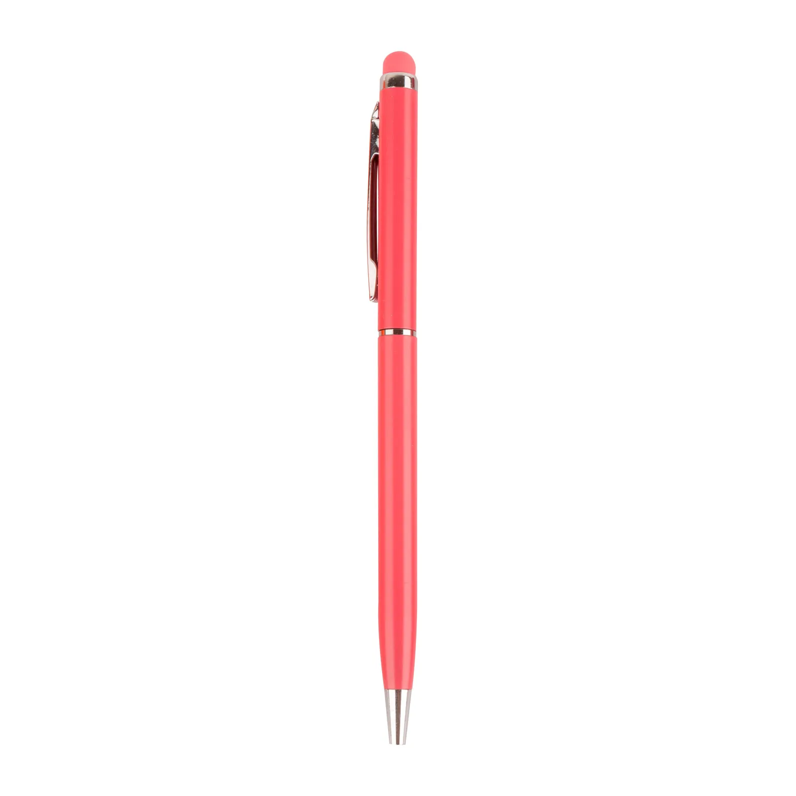BAYRAKLI PEMBE METAL TÜKENMEZ KALEM